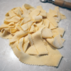 Picture of fresh pasta pappardelle