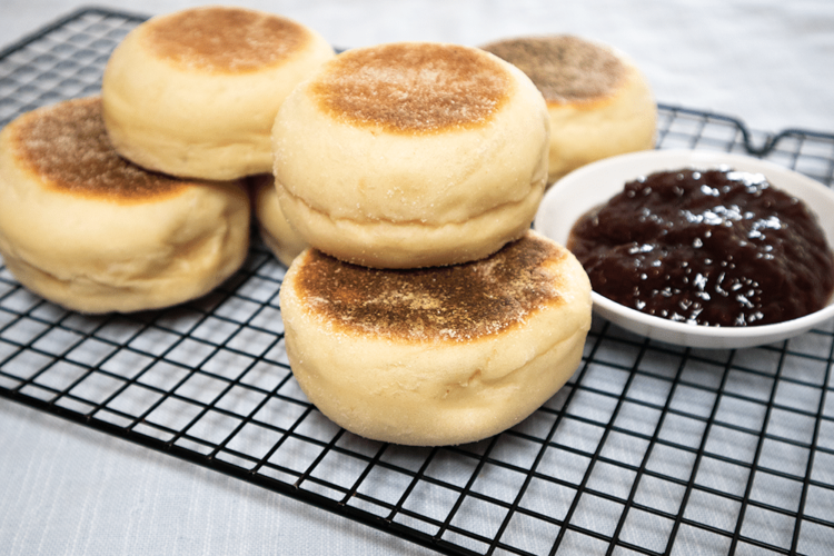 English Muffins recipe feature image