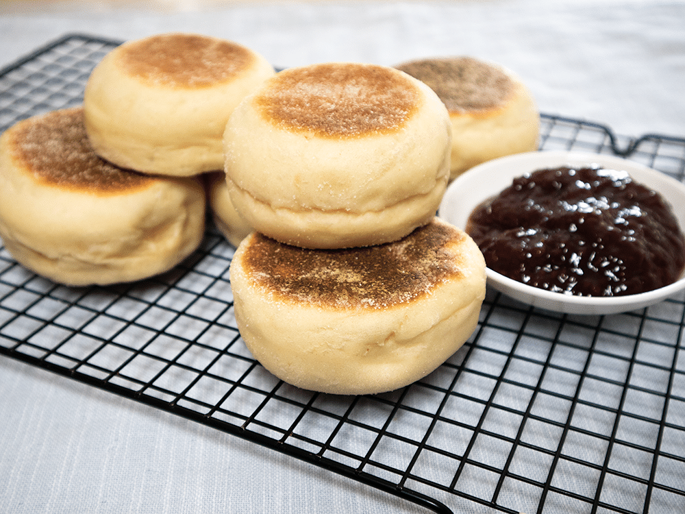 English Muffins recipe feature image