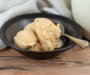 Delicious, decadent vanilla bean & maple ice-cream