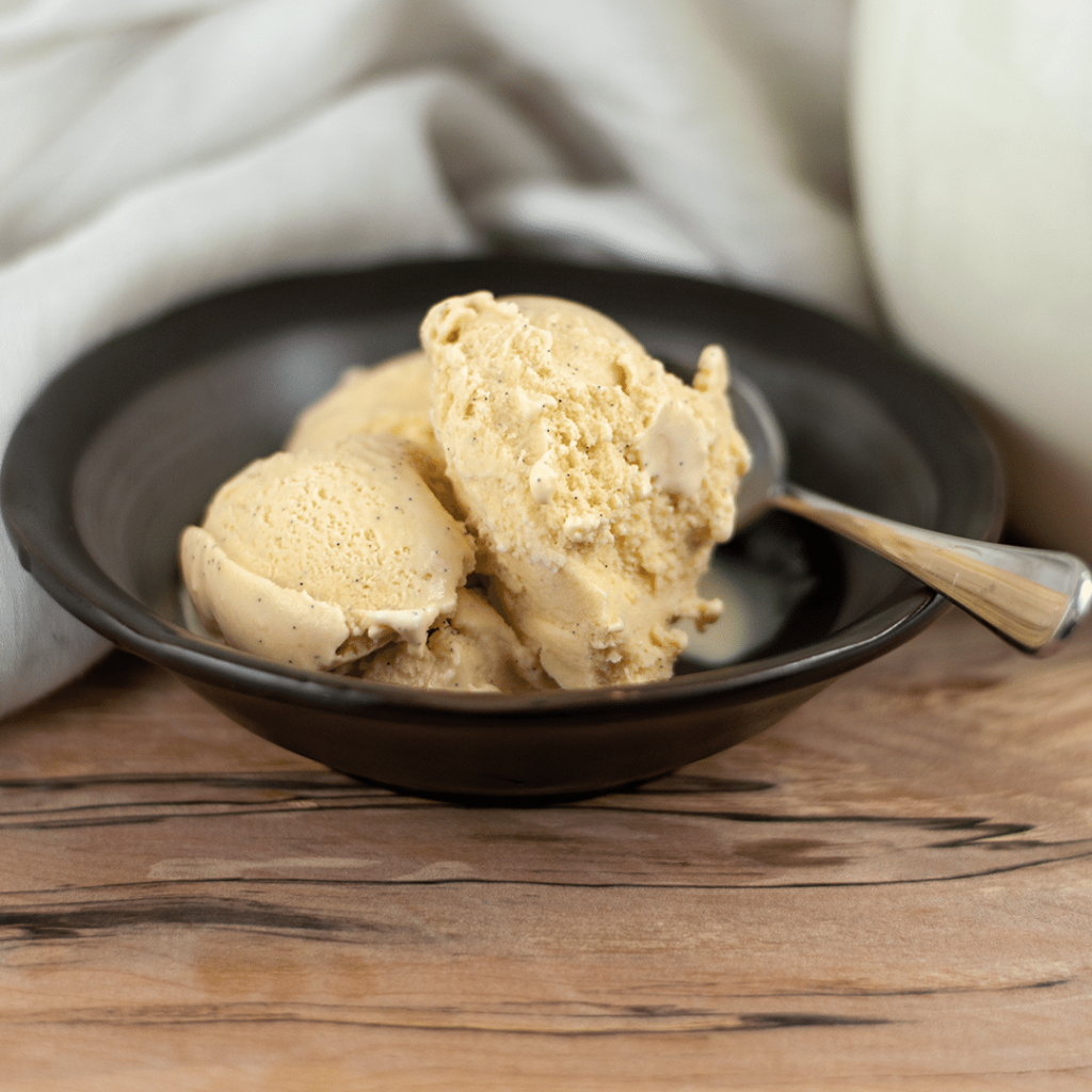 Vanilla maple ice-cream recipe image