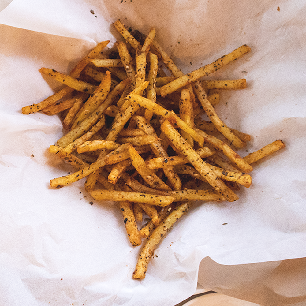 Healthy herbed oven fries recipe image